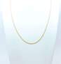 14k Yellow Gold Twisted Rope Chain Necklace For Repair 5.5g image number 1