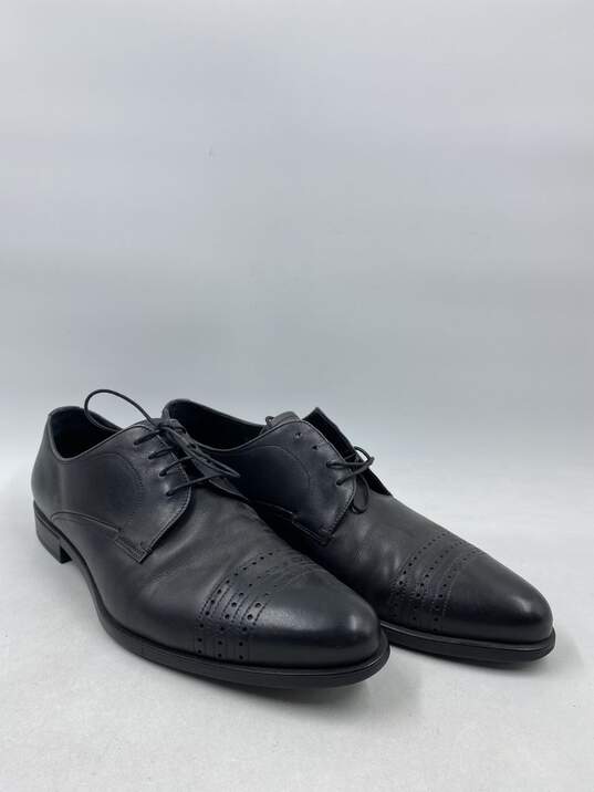 Prada Black Loafer Dress Shoe Men 8 image number 1