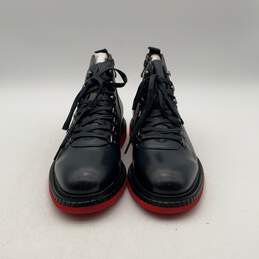NIB Vintage Foundry Mens Hayden VFTN103 Navy Blue Red Leather Chukka Boots 8.5