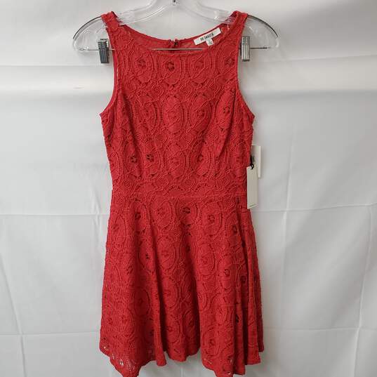 Red Lace Women's BB Dakota Size 0 Party Dress image number 1