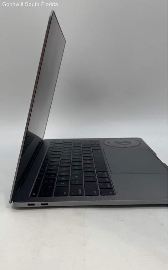 Powers On Locked For Parts Apple Gray Laptop With Broken Screen No Power Cord image number 4