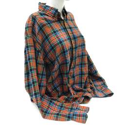 Vintage Brooks Brothers Long Sleeve Plaid Button Up Shirt Size Men's Large