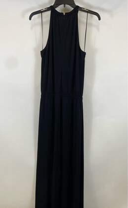 Michael Kors Womens Black Halter Neck Sleeveless Back Zip Maxi Dress Size Medium alternative image