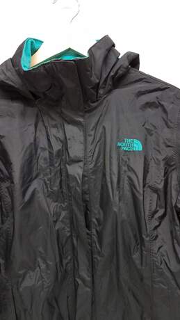 The North Face Black/Teal Windbreaker - Women's Large alternative image