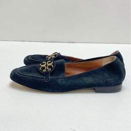 Tory Burch Miller Suede Penny Loafers Black 7.5 alternative image