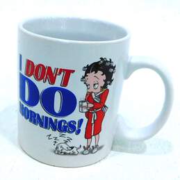 Betty Boop I Don't Do Mornings Mug IOB alternative image