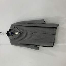 NWT Venezia Womens Gray Sleeveless Shift Dress With Button-Up Coat Size 22/24