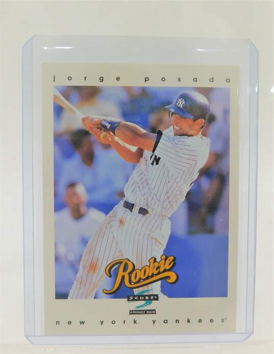 1997 Jorge Posada Score Rookie NY Yankees image number 1
