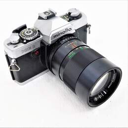 Minolta XG-1 35mm SLR Film Camera w/ 135mm Lens & Flash alternative image