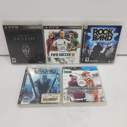Lot of 5 Assorted Sony PlayStation 3 PS3 Video Games image number 1