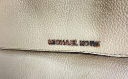 Michael Kors Leather Bedford Flap Crossbody Cream alternative image