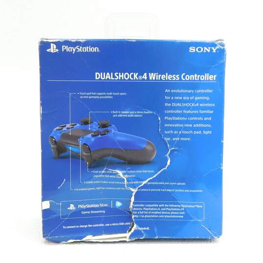 Wave Blue Sony PlayStation 4 Dualshock 4 Wireless Controller Open Box image number 2