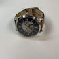 Designer Fossil ME-3154 Silver-Tone Stainless Steel Round Analog Wristwatch image number 3