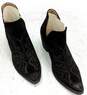 Circle G Brown Suede Embroidered Western Ankle Boots Womens Size 10 image number 1