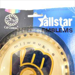 Milwaukee Brewers, Stainless Steel Grille Badge Cal Custom AllStar Emblem alternative image