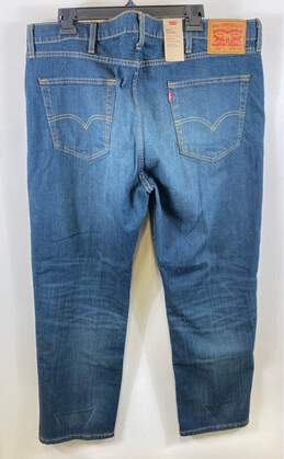 NWT Levi's Mens Blue Regular Fit High Rise 5 Pockets Denim Tapered Jeans Size 42 alternative image