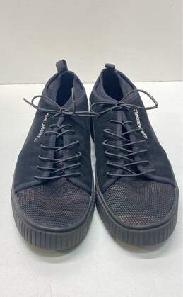 Karl Lagerfeld Leather Mesh Toe Sneakers Black 10.5 alternative image