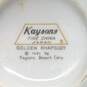 Kaysons Fine China 4 Golden Rhapsody Tableware Sugar/Creamer/Tray/Dish image number 8
