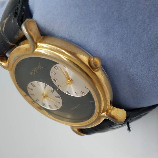 Montine Swiss Dual Time Vintage Quartz Watch image number 3