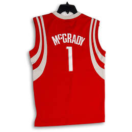 Mens Red Houston Rockets #1 Tracy McGrady Basketball NBA Jersey Size L alternative image