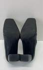Marc Fisher Oralin Black Leather Buckle Loafer Pump Heels Women's Size 6 image number 5