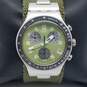 Men's Swatch Swiss Irony Chronograph Stainless Steel Watch image number 1