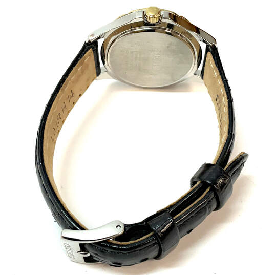 Designer Seiko Two-Tone Adjustable Strap Round Dial Analog Wristwatch image number 3