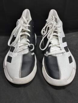 Adidas Men's G54445 2019 Pro Next Black/White Basketball Shoes Size 12