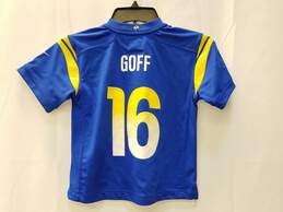 Nike NFL Kid's LA Rams 16 Goff Jersey Size M (5/6) NWT alternative image