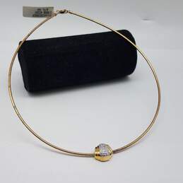 Ross Simons W/Box Gold Over Sterling Silver Melee Diamond 18" Necklace 17.0g alternative image