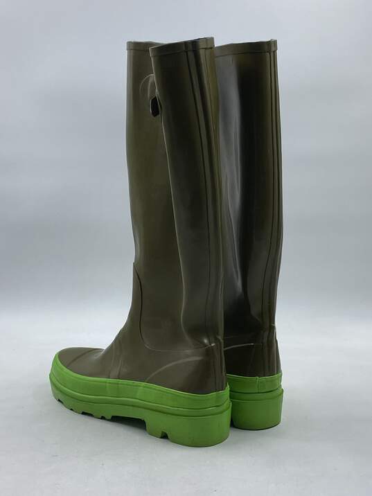 Marc Jacobs Green Rain Boot Boot Men 10 image number 3