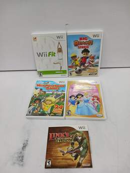 Lot of Five Nintendo Wii Games