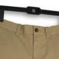 NWT J. Crew Womens Khaki Beige Flat Front Slash Pockets Chino Shorts Size 29 image number 3