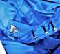 Royal Blue Chrome Beaded Ball Gown Womens SZ 00 image number 5