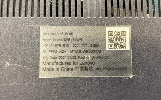Lenovo Ideapad 3 15IML05 15.6" Intel Core i3 10th Gen. Windows 10 image number 6