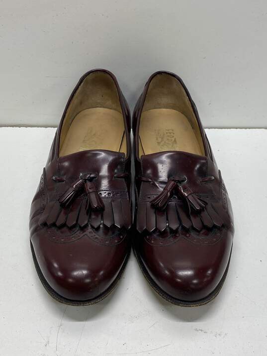 Salvatore Ferragamo Tassel Loafers Dress M 10 image number 2