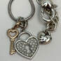 Designer Brighton Two-Tone Key Heart Lock Lobster Clasp Pendant Necklace image number 4