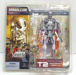 2002 McFarlane Toys Movie Maniacs Series 5 Terminator 2 (T-800) Endoskeleton
