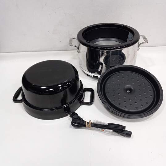 🔵 Unboxing NEW Lodge Enameled Cast Iron Dutch Oven - Bloom