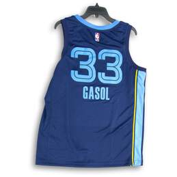 Nike Mens Blue Memphis Grizzlies Marc Gasol #33 NBA Jersey Size L alternative image