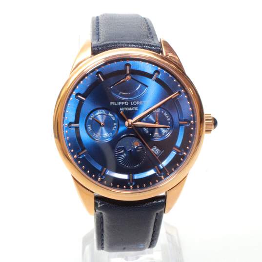 Filippo Loreti Venice Moonphase Stainless Steel Automatic Watch image number 2