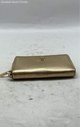 Michael Kors Womens Gold Color Wallet