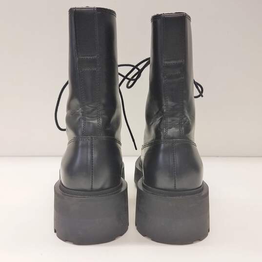 Unbranded Portuguese Men's Black Faux Leather Boots Size. 6 image number 4