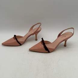 Kate Spade Womens Sibelle Kitten Pink Pointed Toe High Slingback Heels Size 8.5M alternative image
