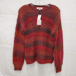 NWT BB Dakota By Steve Madden Up All Bright Chili Sweater Size M
