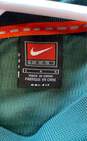 Nike University Of Miami Green Orange Jersey For Mens Size L image number 5