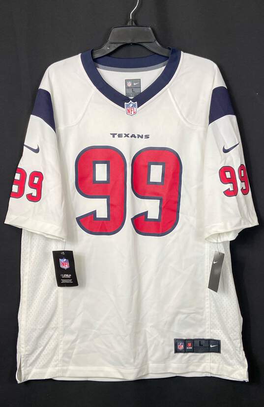 Nike NFL Texans Wyatt #99 Men's White Jersey - Size Large image number 1