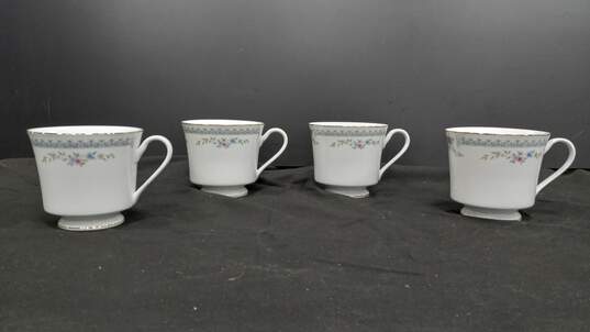 Bundle of 6 Wedgewood Rosedale Ceramic Tea Cups w/2 Saucers image number 2