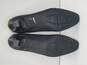 Prada Black Leather Heels Women's Size 6 image number 5