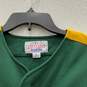 Genuine Merchandise Starter Mens Yellow Green Bay Packers Button-Up Jersey Sz L image number 2